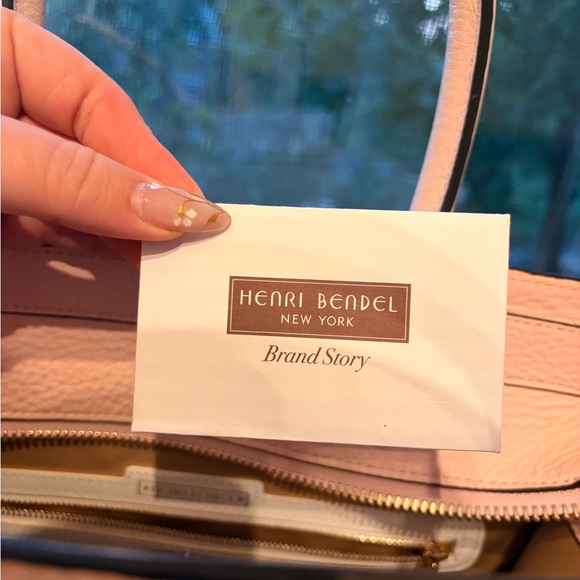 Henri Bendel Pink Satchel with Tassel and Chain - Picture 2 of 8